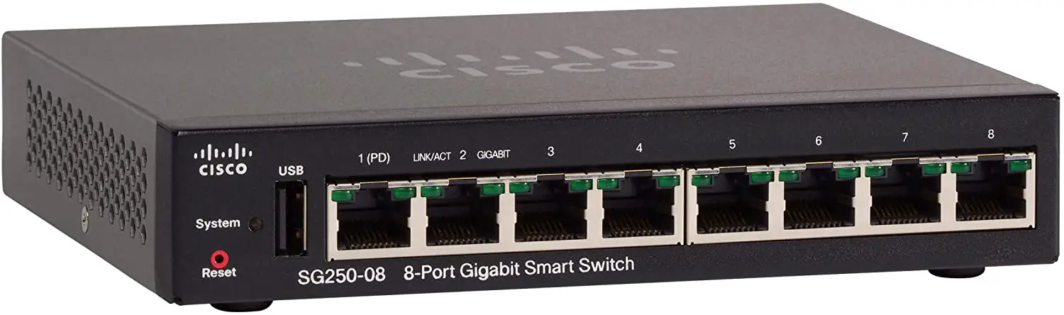CISCO SG250-08 Smart Switch