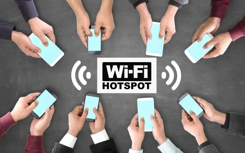 Many smartphones using the wifi hotspot