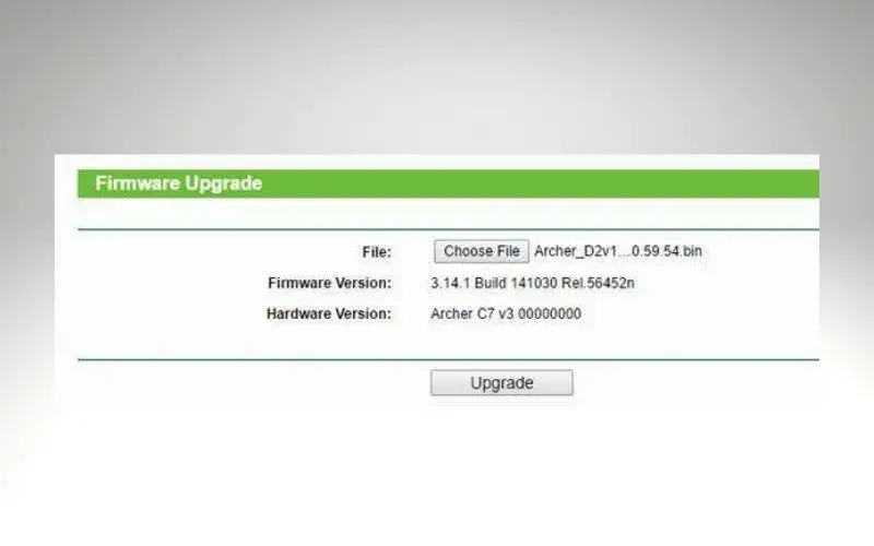 Uploading Latest Router Firmware