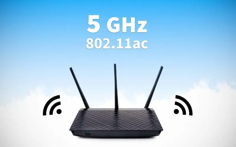 Modern wireless Wi-Fi router